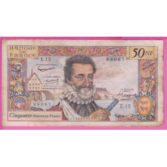 5000 Francs Henry IV Etat...