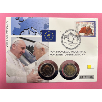 2 X 2 euros Vatican 2013 et...