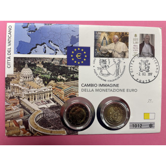 2 X 2 euros Vatican 2016 et...