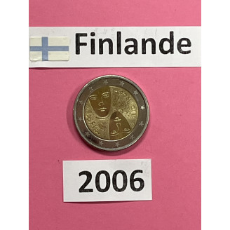 2 euros Finlande,...