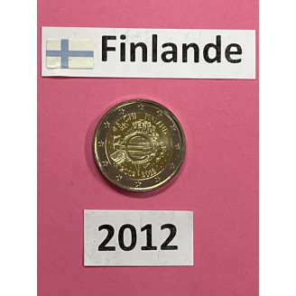 2 euros Finlande 10e...