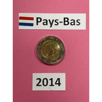 2 euros 2014 Pays-Bas fête...