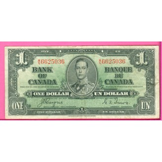 Canada P.56e 1 Dollar B 1937