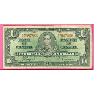 Canada P.56e 1 Dollar B- 1937