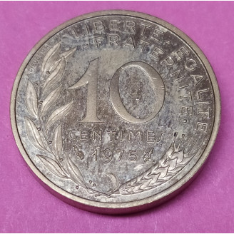 FRANCE PIEDFORT 10 CENTIMES...