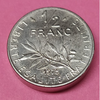 FRANCE PIEDFORT 1/2 FRANC...