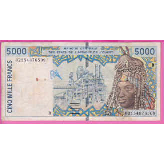 Bénin P.213Bl ETAT TB 5000...