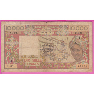 Niger P.609Hh ETAT B 10000...