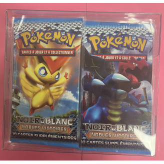 36 boosters Pokémon noir et...