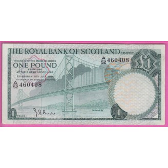 Ecosse P.334 TTB+ 1 Pound 1970