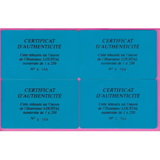 D86 à 89 CERTIFICATS