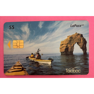 Canada 5$ kayak jaune mer...