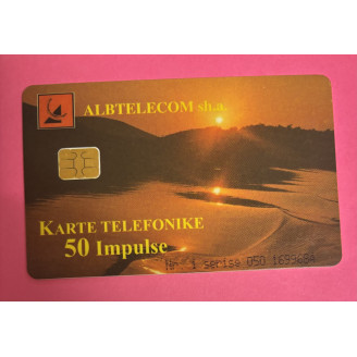 Albanie 50 Impulse Karte...