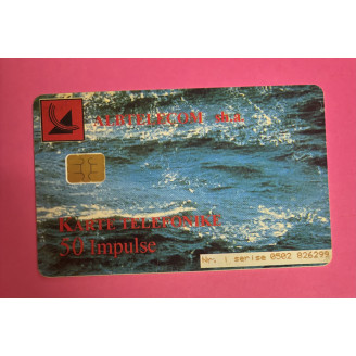 Albanie 50 Impulse Karte...