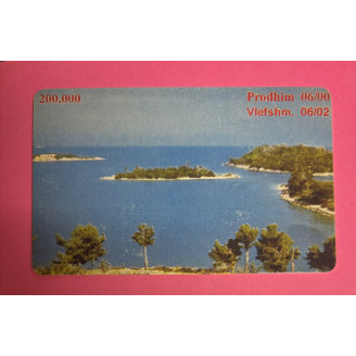 Albanie 50 Impulse Karte...