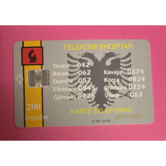 Albanie 200 Impulse TELEKOM...