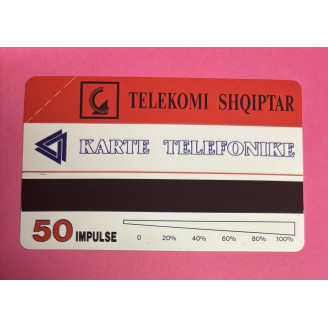 Albanie 50 Impulse TELEKOM...