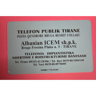 Albanie 50 Impulse TELEKOM...