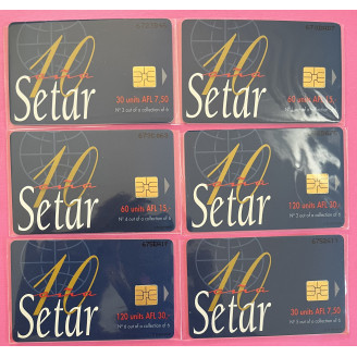 Aruba pulsée de 6 cartes...