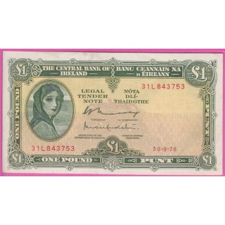 Irlande P.64d TTB 1 Pound 1976