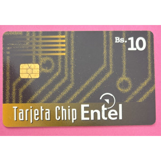 Bolivie Bs. 10 Tarjeta Chip...
