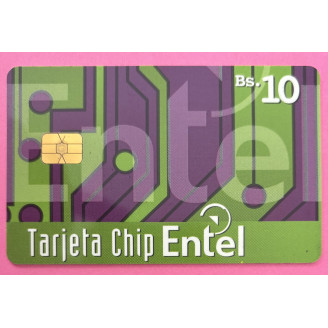 Bolivie Bs. 10 Tarjeta Chip...
