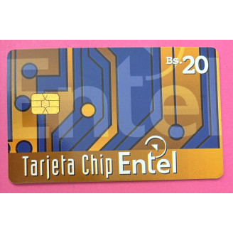 Bolivie Bs. 20 Tarjeta Chip...