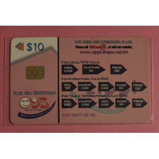 Brunéi 10$ Zippi Végétation...