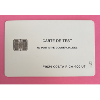 Costa Rica Carde de test
