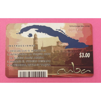Cuba $3.00 Bâtiment