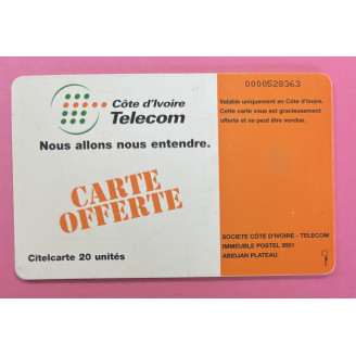 Côte d'Ivoire  20 Unités...