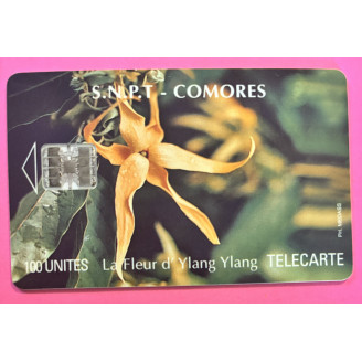 Comores 100 Unités S.N.P.T...