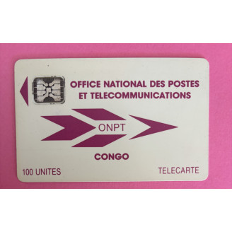 Congo 100 Unités ONPT Puce SC4