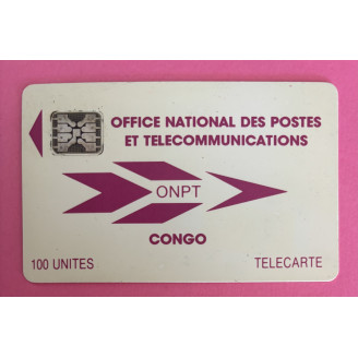 Congo 100 Unités ONPT Puce SC5