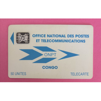 Congo 50 Unités ONPT Puce SC5