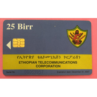 Éthiopie  25 Birr...