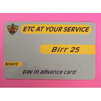 Éthiopie 25 Birr Ethiopian...