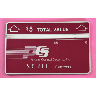 États-Unis USA $5 SCDC Canteen