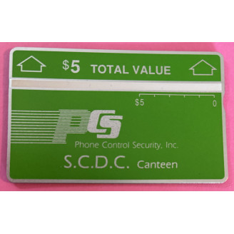 États-Unis USA $5 SCDC Canteen