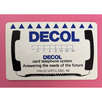 Danemark  Test card DECOL