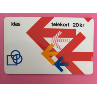 Danemark 20 kr ktas TELEKORT