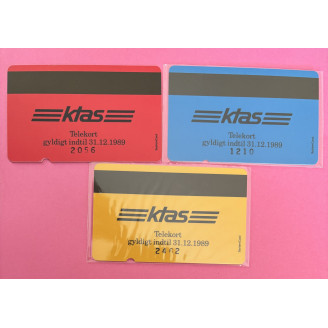 Danemark 20,50,100 kr ktas...