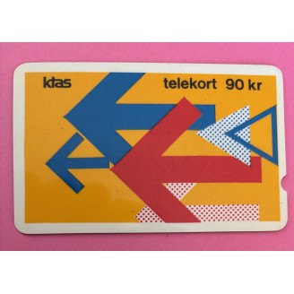 Danemark 90 kr ktas telekort