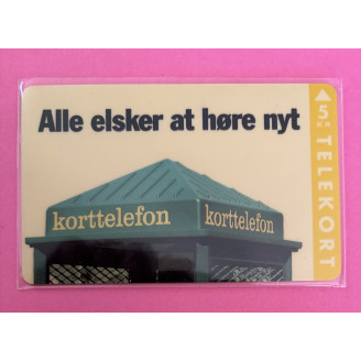 Danemark  5 Kr Telekort...