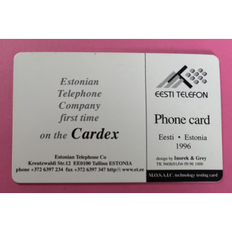 Estonie  30 Unités CardEx...