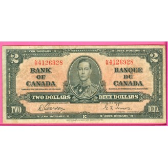 Canada P.59a 2 Dollars Etat...