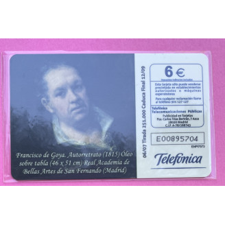 Espagne, Telecarte, 6 €...