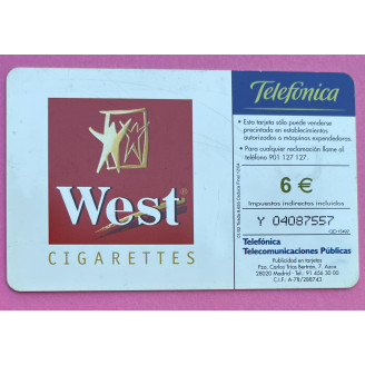 Espagne, Telecarte, 6 €...