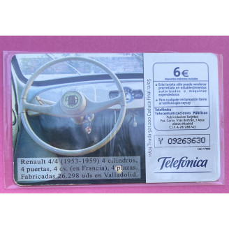 Espagne, Telecarte, 6 €...