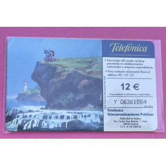 Espagne Telecarte 12 € vide...